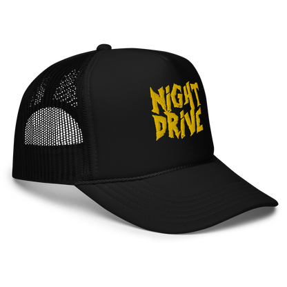 "Night Drive Logo" Foam trucker hat